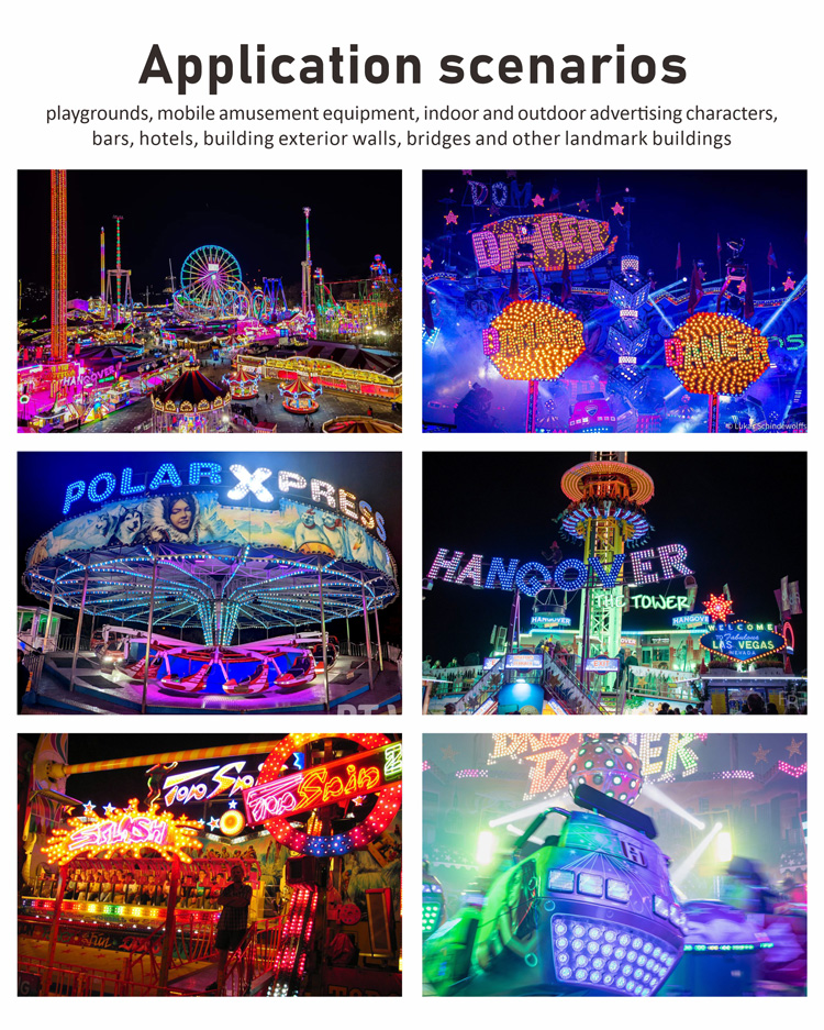 How to choose and install the right fairground lighting