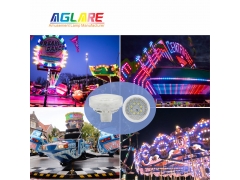2PIN Auto Amusement Lights - New Program DW002 60mm LED Cabochon Lights for Amusement Ride Ferris Wheel