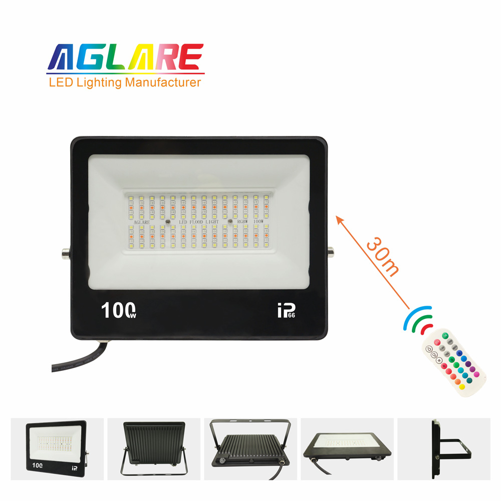 100W RGBW LED Color Changing Outdoor Lights