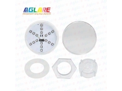 2PIN Auto Amusement Lights - New Spinning Effect RGB Auto Program 1-16 LED Lights AC24V for Amusement Lighting