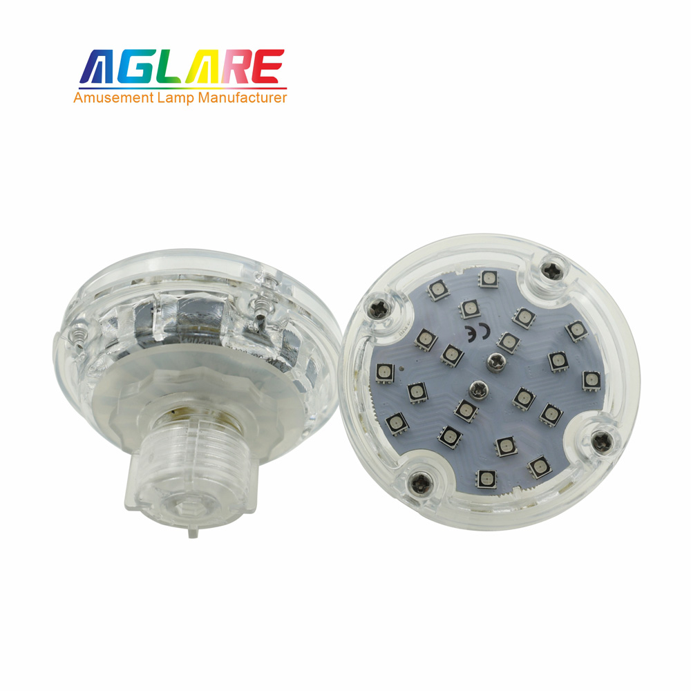 60mm New RGB LED Pixel Light auto program 24leds AC24V amusement rides lighting