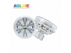 E14 Auto RGB Amusement Light - DZ007 60mm 48Leds RGB+W LED Carnival Lights 1-16 Automatic Spinning Effect