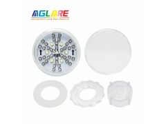 E14 Auto RGB Amusement Light - DZ007 60mm 48Leds RGB+W LED Carnival Lights 1-16 Automatic Spinning Effect