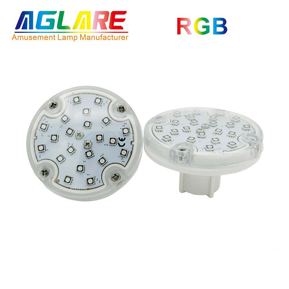 New AC24V auto-program LED pixel 60mm RGB color point light amusement park led lights