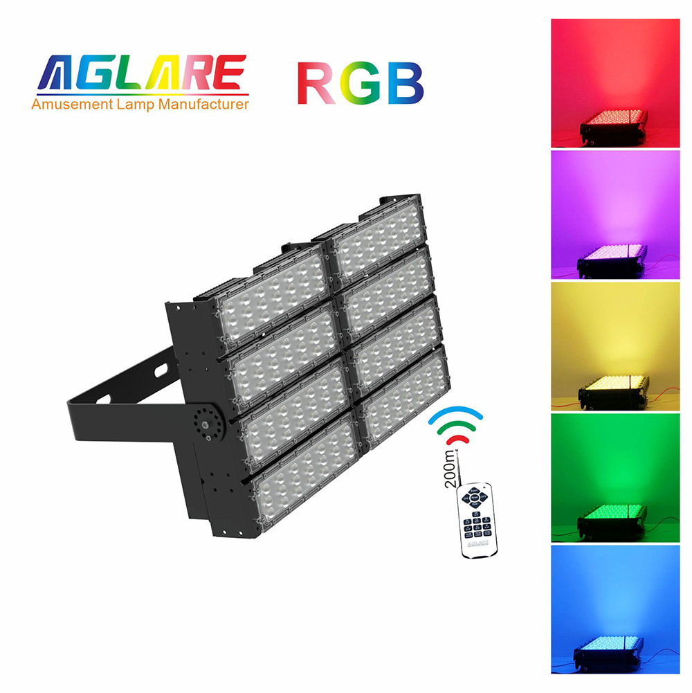 Multi Coloured 400W RGB LED Flood Light with Remote Control
