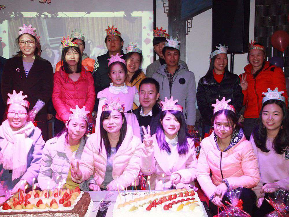 Aglare Lighing staff birthday party