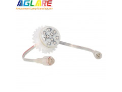 0.2-2W Programmable RGB - 35mm 9leds 5050SMD RGB LED pixel light amusement park bulbs