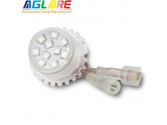 0.2-2W Programmable RGB - 35mm 9leds 5050SMD RGB LED pixel light amusement park bulbs
