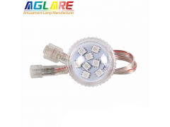 0.2-2W Programmable RGB - Waterproof dc12v 40mm 9pcs 5050smd rgb LED pixel light 059