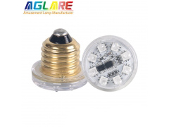 2PIN Auto Amusement Lights - 24v E27 8ledS 5050 Auto Cabochon LED RGB