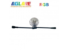 2.1-5W Programmable RGB - Color Change RGB Funfairs Carnival Amusement Lamp 50mm 16LEDs