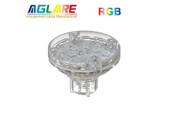 E14 Auto RGB Amusement Light - 60mm New RGB LED Pixel Light auto program 18leds AC24V amusement rides lighting