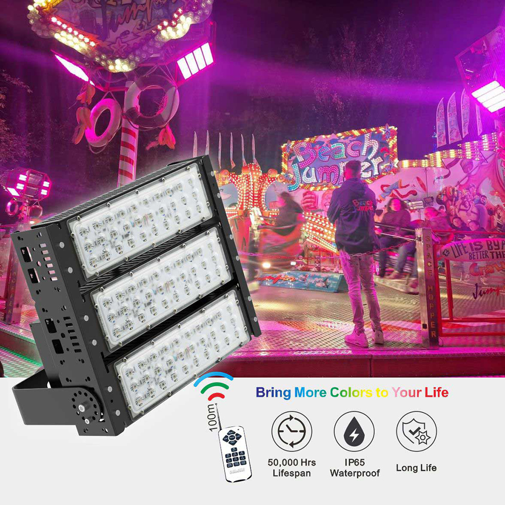 rgb led flood light