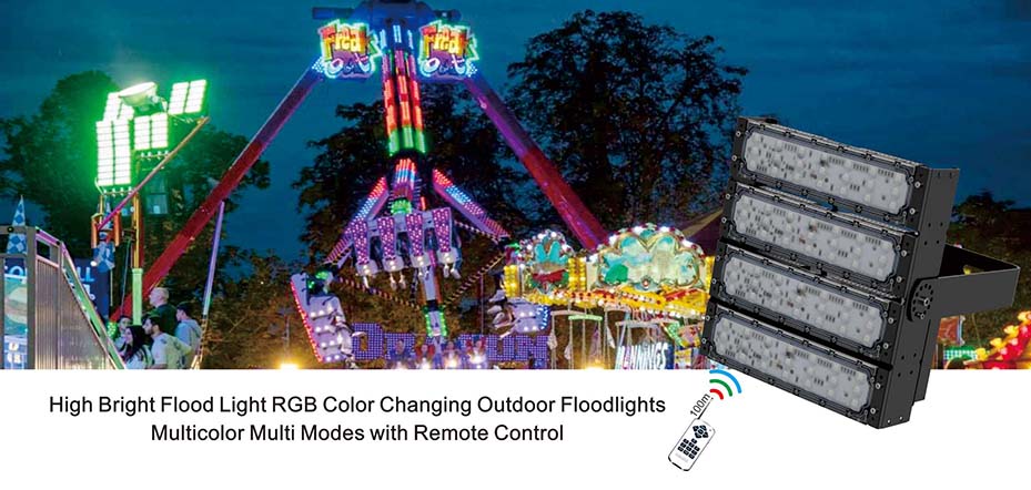  RGB LED Flood Lights