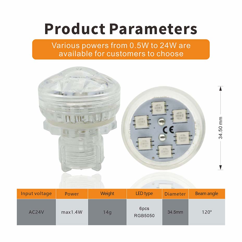  rgb led lights for amusement rides