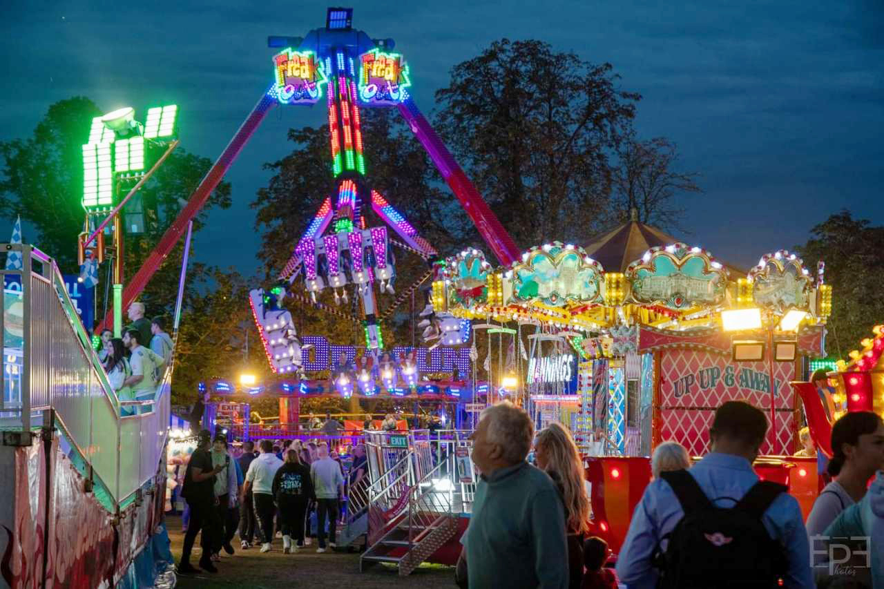 fairgrounds christmas lights