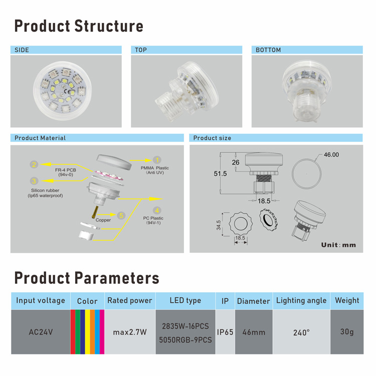 e14 24v led bulb