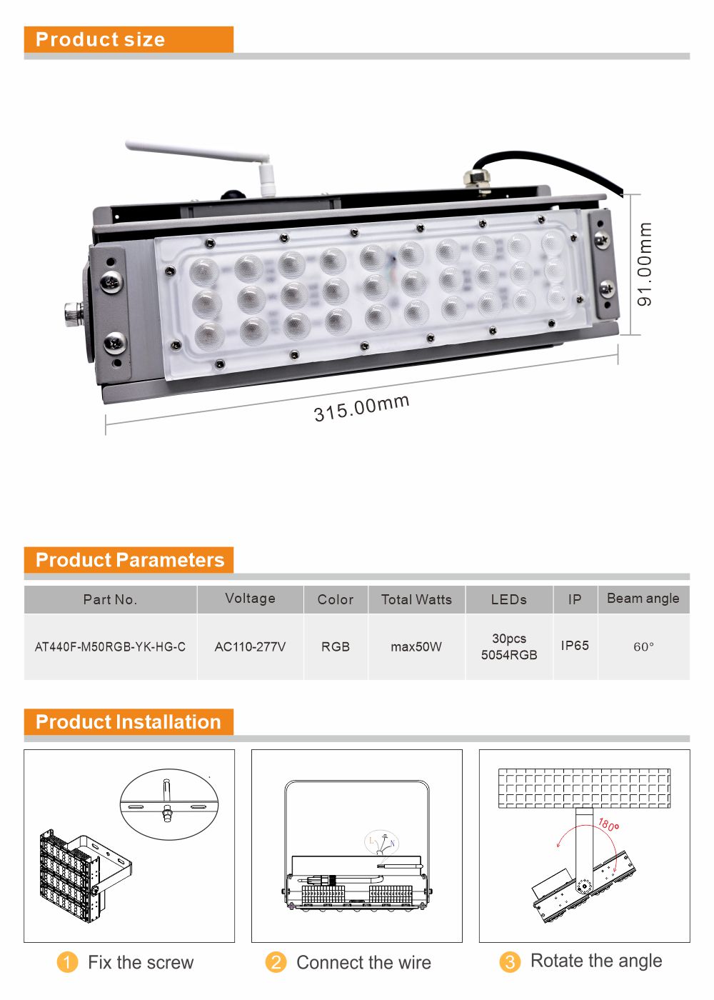 best remote control flood lights