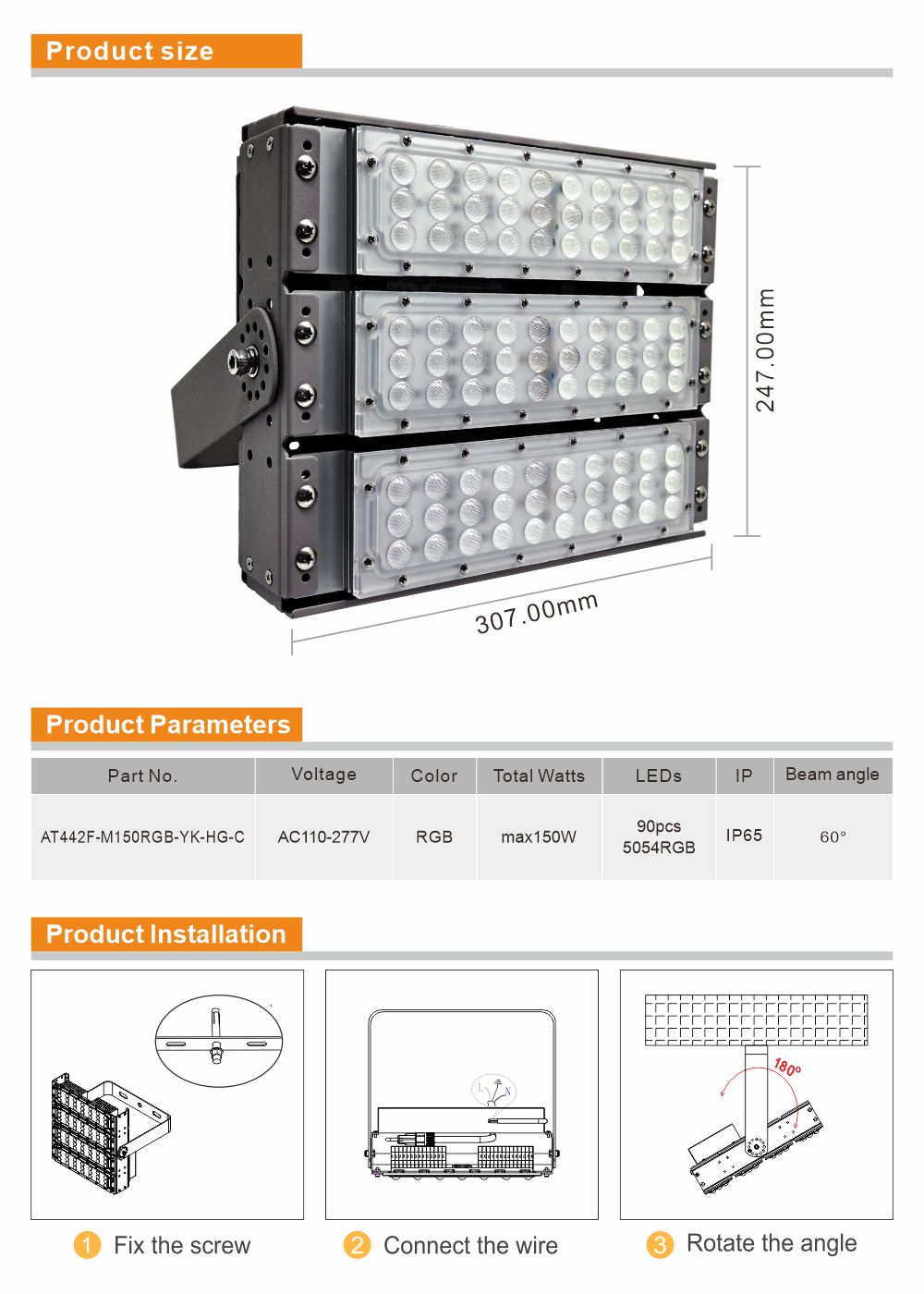 led color changing flood lights