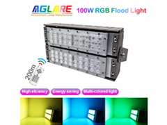 RGB Color - 100W LED Flood Lights Multi Color with Remote Control