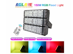 RGB Color - 150W Outdoor LED Flood Lights Multi Color with Remote Control