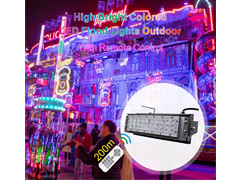 RGB Color - 50W RGB LED Flood Light IR Remote Control