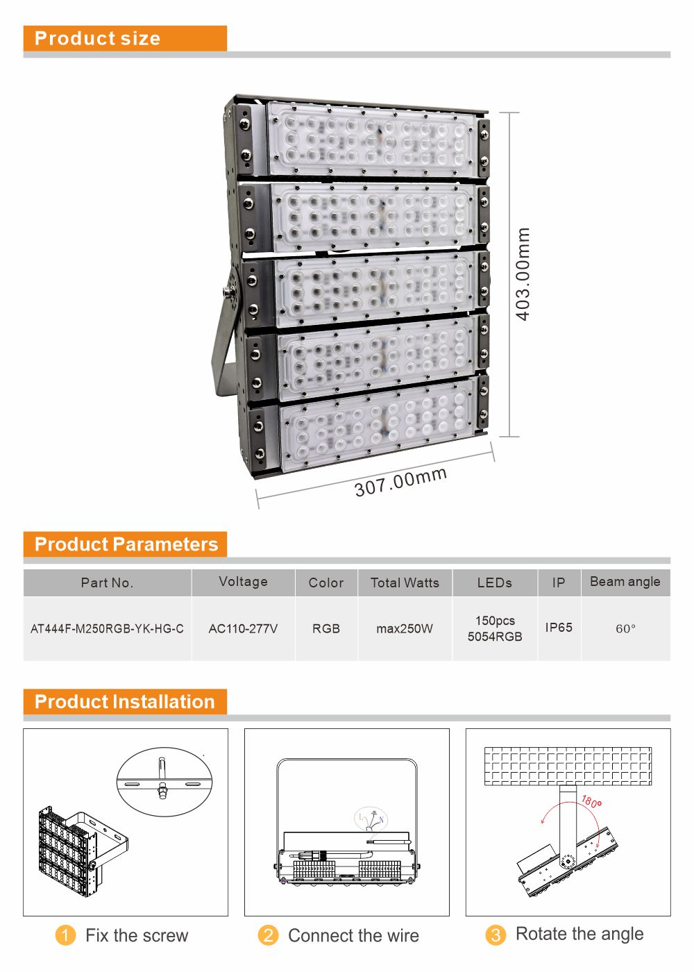 Multi Colored LED Flood Lights