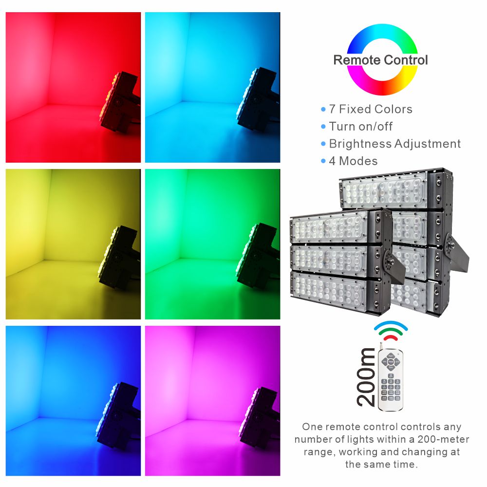 colored led flood lights