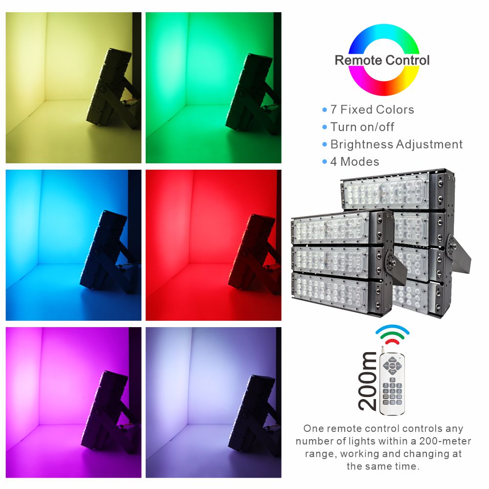 colored led flood lights outdoor
