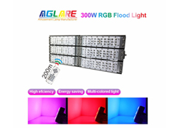 RGB Color - 300W RGB LED Flood Light Outdoor with Remote Control