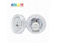 2PIN Auto Amusement Lights - New DW032 60mm Auto RGB+W Amusement Lights - AC24V 36Leds