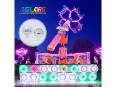 2PIN Auto Amusement Lights - New DW032 60mm Auto RGB+W Amusement Lights - AC24V 36Leds