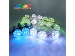 E14 Auto RGB Amusement Light - New D125+D129 60mm RGB+W Auto Fairground Cabochon Lights - AC24V 34Leds
