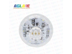 E14 Auto RGB Amusement Light - RGB+W 80mm D125+D129 Pre-Programmed LED Bulbs for Amusement Lighting - AC24V 56Leds