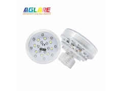 E14 Auto RGB Amusement Light - DW058 RGB+W LED Amusement Light with Strobe Auto 1-16 Pre-Programmed- 60mm AC24V
