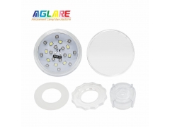 E14 Auto RGB Amusement Light - DW058 RGB+W LED Amusement Light with Strobe Auto 1-16 Pre-Programmed- 60mm AC24V