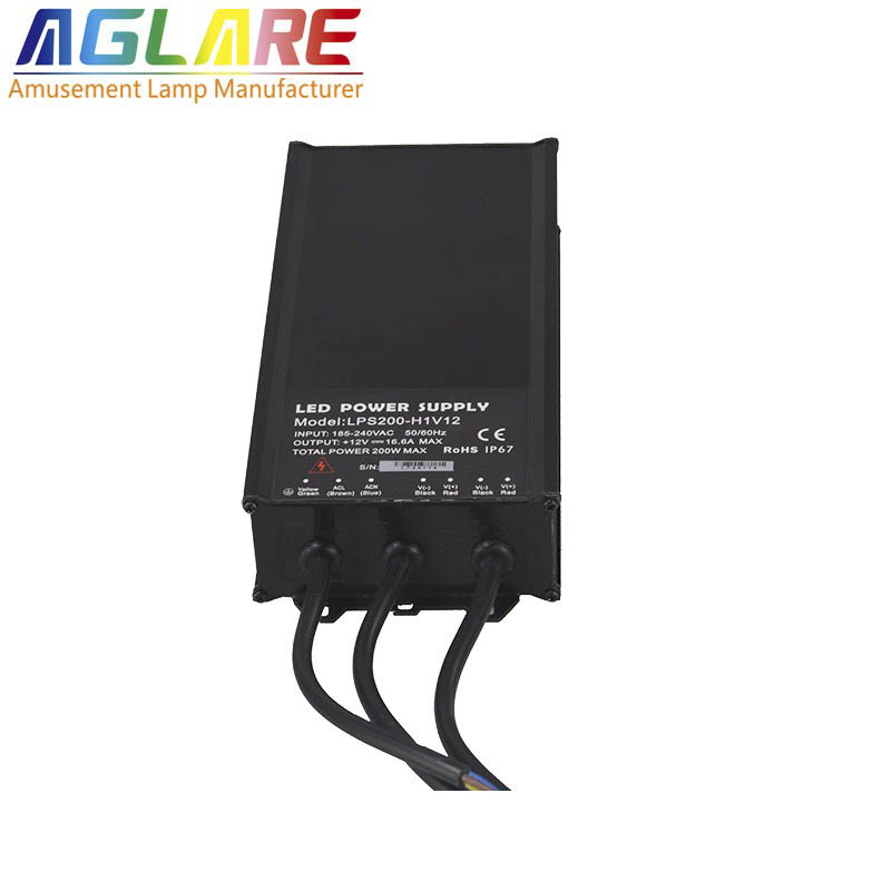 200W DC 12/24V 16.6A IP65 LED switching power supply