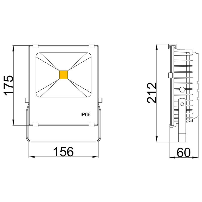 20w outdoor led basketball court flood lights