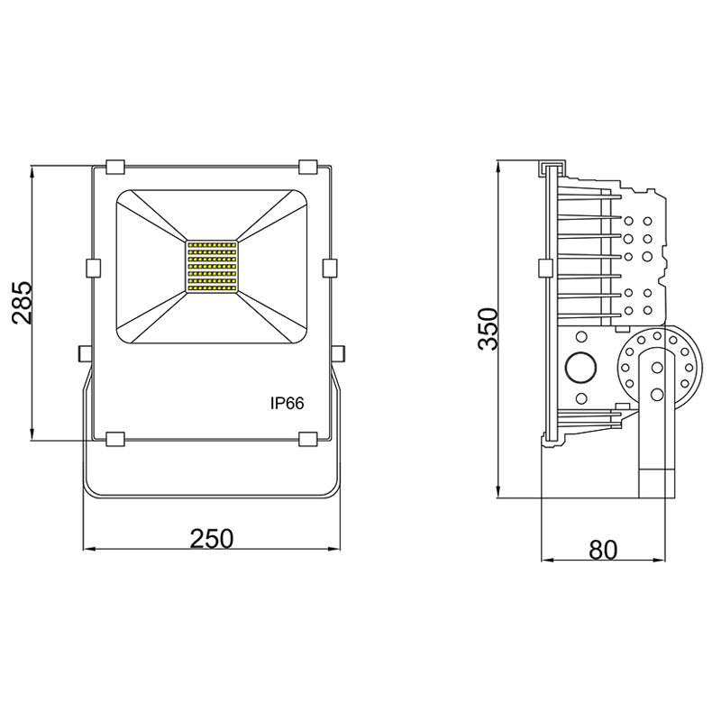 70w outdoor led basketball court flood lights