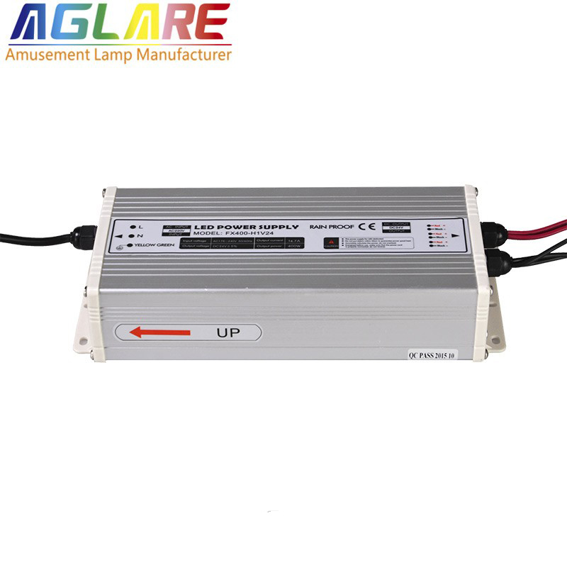 Hot sale IP44 400W AC 220v DC 24V 16.67A LED switching power supply