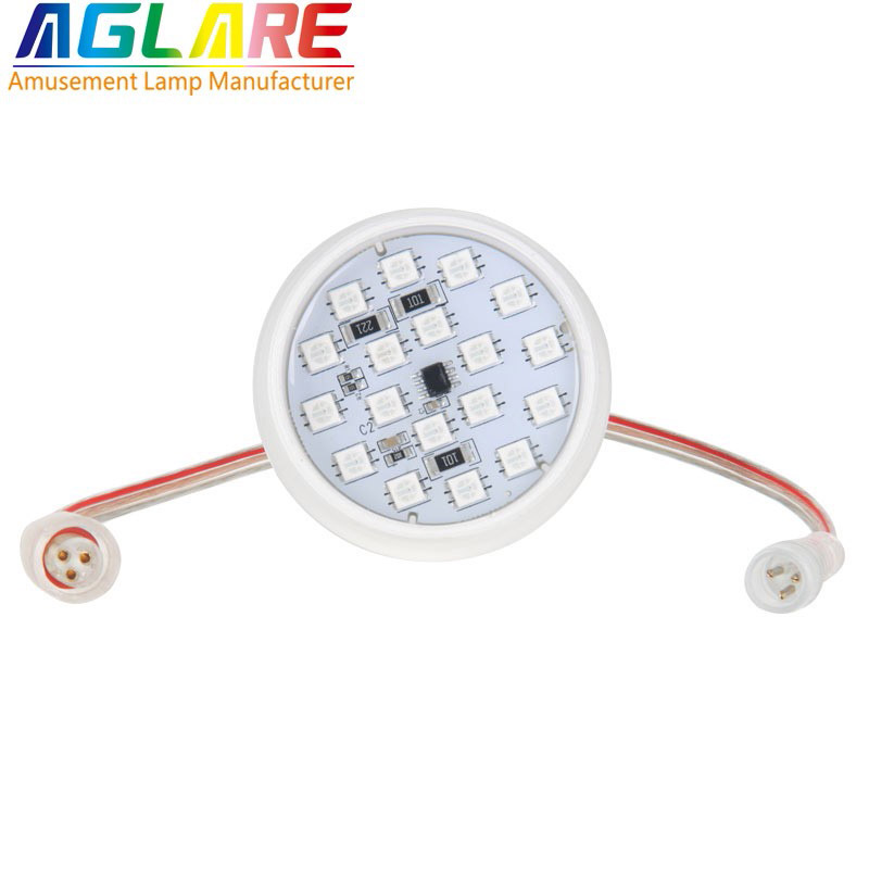 60mm 18 SMD 5050 rgb ucs1903 LED pixel for Amusement Ride Ferris Wheel Fairground LED lights