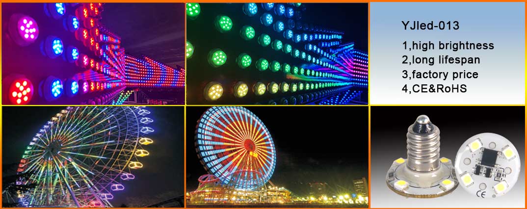 single color AC12V 24V E10 Led Amusement park Lamp light