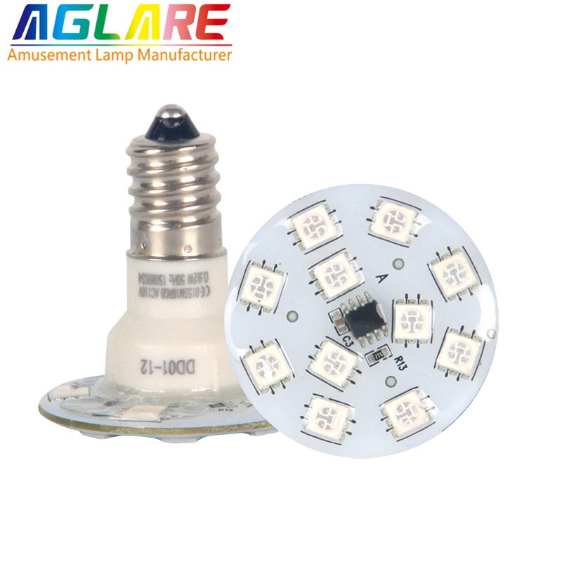 Auto RGB e14 16 SMD amusement light for fairground