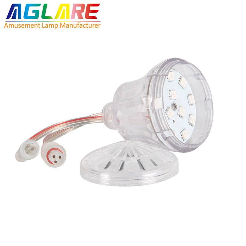 New!!!Waterproof 24v dream color pixel rgb LED light bulb 60mm 18leds