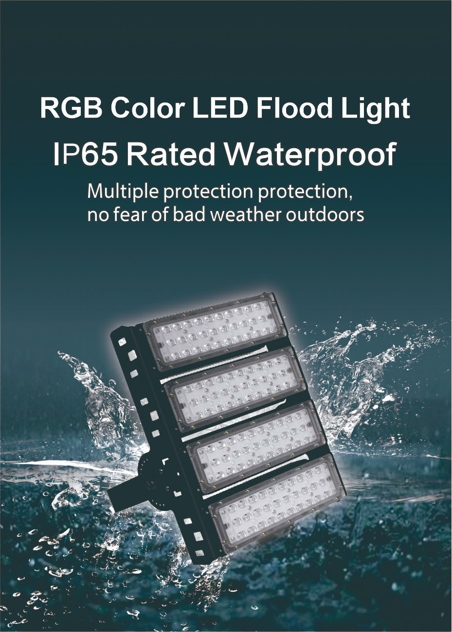 50W-500W IP65 DMX rgb led flood light outdoor
